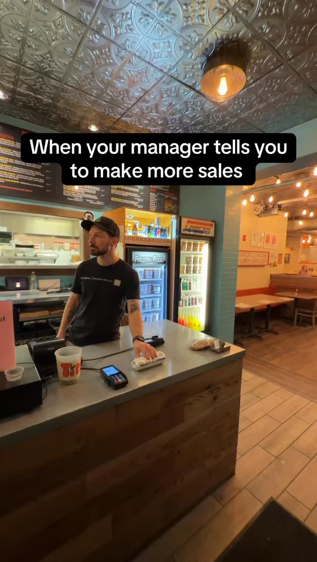 By any means necessary 🙌🏽
#SmallBusinessHumor #WorkHumor #RestaurantLife #serverlife #fyp