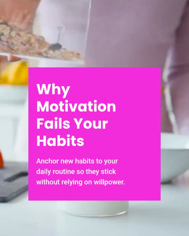 Motivation fades faster than a new habit sticks. That's why relying on motivation alone to build change is a setup for frustration.
The secret? Anchor your new habits to the life you already live. Instead of waiting to "feel like it," create triggers that naturally fit your daily routine. This way, habits don't compete with your mood—they become part of your rhythm.
For example, if you want to drink more water, link it to something you already do, like having a glass right after brushing your teeth. Or if moving more is your goal, try stretching for five minutes right after your morning coffee. These anchors make habits less about determination and more about habit.
Clients who use this approach with me often say it's a game-changer. One client started journaling every night by leaving her notebook on her pillow. It became such a simple act she didn't even think about skipping it.
What this means for you is that lasting change doesn't require massive effort or perfect motivation. It's about making your habits easy to remember and impossible to ignore because they're tied to your life's natural flow.
So, ask yourself: What small daily action can you connect a new habit to? Start there. And if you want guidance on building habits that stick and truly fit your life, I'm here to help.
Ready to create sustainable habits that last? Let's talk about your personalized wellness plan. Reach out today to start with Always On Your Side Coaching.
#CoachParis #wemeetyouwhereyouare #AccountabilityCoach #Healthandwellness
Alwaysonyoursidecoaching.com #CoachParis #wemeetyouwhereyouare #AccountabilityCoach #Healthandwellness