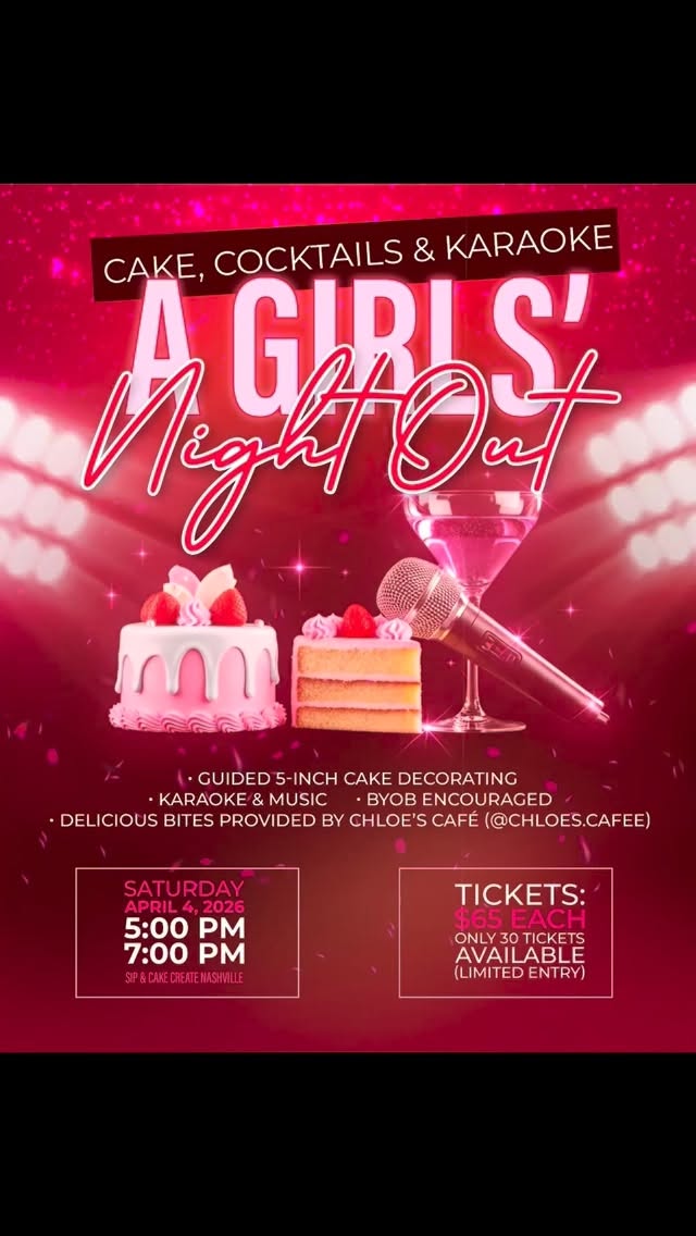 ๐จ TICKETS DROP TOMORROW 7:00 AM ๐จ
One group will WIN a 30-MINUTE LUXURY SPRINTER VAN PHOTOSHOOT on the night of the event hosted by @broadwayelitechauffeurs
Yes โ SAME DAY.
Yes โ REAL luxury sprinter.
Yes โ MAIN CHARACTER ENERGY.
Everyone who books is automatically entered to WIN!
๐ฅ A party of 6 already booked
๐ฅ ONLY 24 TICKETS LEFT
Cake. Cocktails. Karaoke.
BYOB.
Food included by @chloes.cafee
Girlsโ night, but make it ELITE.
๐
April 4 | 5โ7 PM
๐๏ธ $65
โ ๏ธ Miss the drop tomorrow = miss your chance to WIN and party like a VIP.