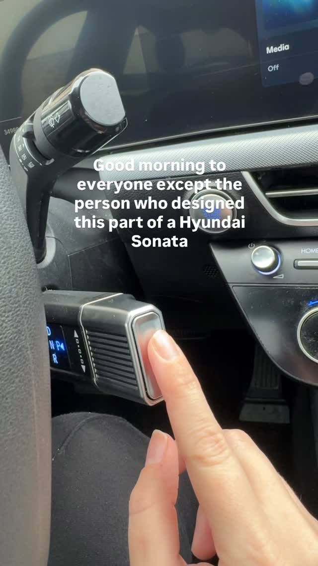NO BC WHO THOUGHT THIS WAS A GOOD IDEA?! (My car is off and this was for show. Adding bc I kno how the internet gets) #hyundai #bopit #gearshift
