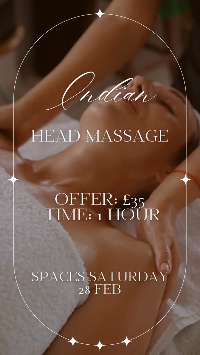Indian Head Massage – Special Offer ✨
I’ve opened up extra space this Saturday 28th February at the clinic and I’d love to welcome you in for some much‑needed relaxation.
For a limited time, enjoy a 1‑hour Indian Head Massage for just £35 — a soothing treatment that melts away tension in the scalp, neck, shoulders and face.
This offer runs until the end of March, but Saturday still has availability if you’re craving some calm.
How to book:
📩 Email: flawlessskinbykathryn@gmail.com
💬 Drop me a DM
📅 Or book via Fresha (Perfect Piercings Skin & Laser account) — just make sure to select Kathryn and I’ll apply the discount for you.
Give yourself (or someone you love) the gift of deep relaxation. You’ll float out afterwards.
#massage #relaxation #selfcare #cambridgeshire #metime