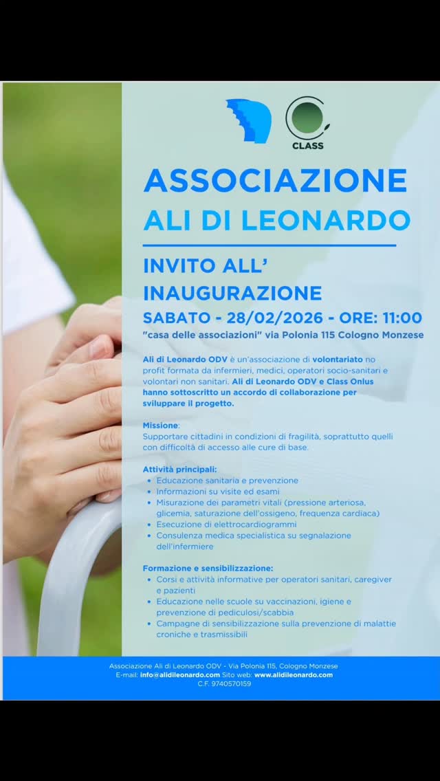 #volontariato #associazioni #benecomune #fragilita #infermieri