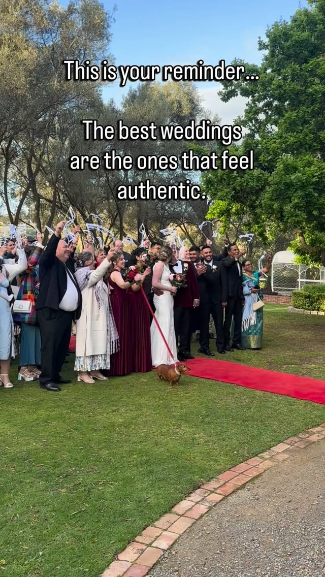 Say NO ❌ to boring, staged, cookie cutter weddings.
Your day should feel exactly like you.
Choose vendors who know how to bring out the best in you, who ask you the right questions and who can guide you without making it feel forced. Make sure they know how to read a room and lift the energy when it matters.
That’s how you create a wedding that people talk about for years, not because it looked perfect… but because it felt unforgettable.
#melbournecelebrant #melbournewedding #melbourneweddings #melbourneweddingmc