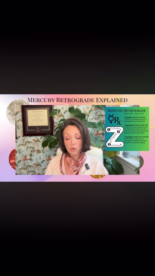 Our first Mercury Retrograde of 2026 is in Pisces, 22degrees back to 8degrees! Full video on YT ✨💫 #mercuryretrograde #astrologypost #learningastrology