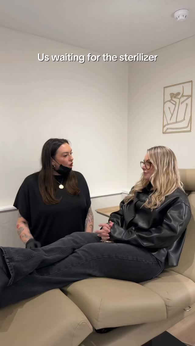 Us waiting for the steriliser to finish so we can pierce you 👀