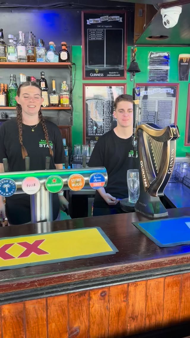 There aren’t any stupid questions…
Except asking if we sell Guinness 😂🍺
#GuinnessTime #PaddysShenanigans #AirlieBeach #irishvibes