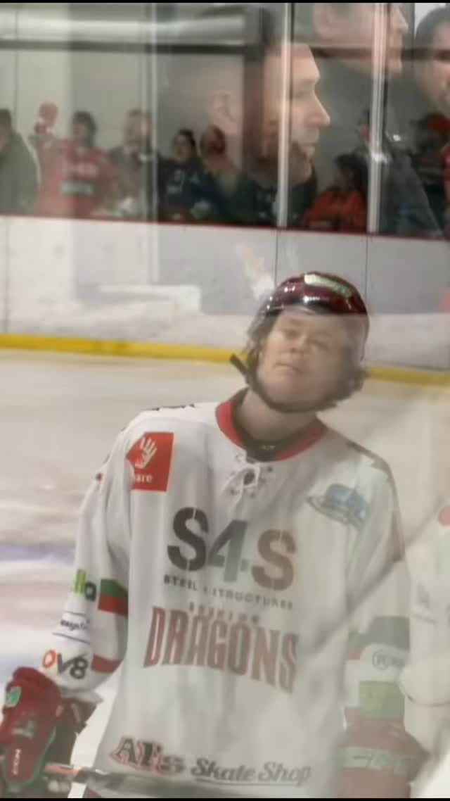 He’s in your head!!! CROMIE CROMIE ! @colin_cromie @dragonsihc #effingterrible #hockeyisfamily #hockey