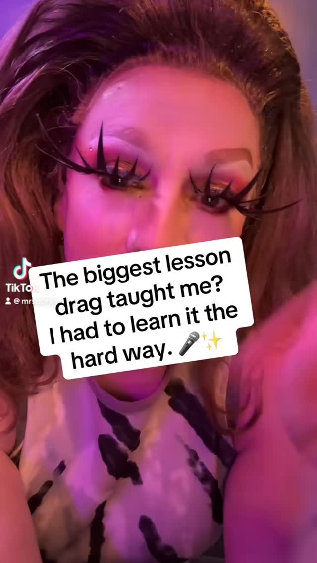 Biggest lesson in drag and I had to learn it the hard way!!
#dragqueen #mrsc #dragrace