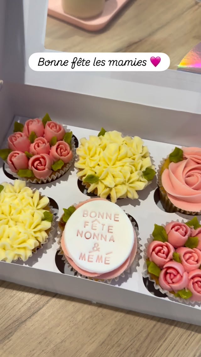 Bonne fête à nos mamies 🩷🩷🩷
#angiescupcakes77 #fetedesmamies #fetedesgrandsmeres #cupcakesfleurs @lagnycommerces