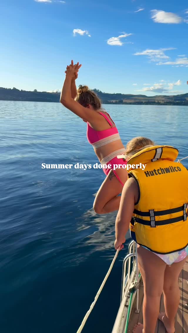 Refreshing water, sunshine, and the freedom to jump in when the moment feels right.
These are the days people remember.
Share this with someone you’d want to sail with 🫶
#LakeTaupo
