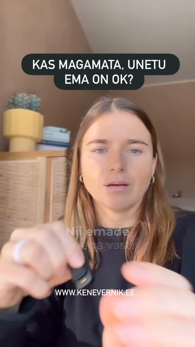 Muidugi see soovitus pole ainuke emadele! Ilmselgelt pole sa hea ema, kui pole magada saanud. See tavaliselt ongi lapsekasvatmisel, hooldamisel kõige suurem muretekitaja.