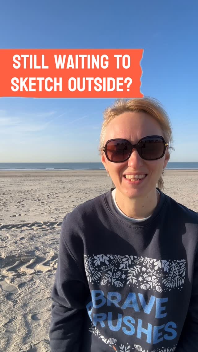Have you ever wanted to sketch outside… but kept waiting for the “right moment”?
I really understand that feeling. You tell yourself: someday the weather will be better, I’ll feel more confident, I’ll have more experience. And then I’ll go.
But somehow, that perfect day never comes…
Today I’m sketching outside in February in the Netherlands. Not because I feel completely ready. And honestly, I rarely do. Even now, I often don’t know if it’s going to turn into something beautiful.
I just decide to go anyway. Because sketching outside is simply too much fun not to do.
So if you’re a beginner, keep it very simple. Simple subject, a few colors and no tiny details. Your first outdoor sketch doesn’t have to be impressive. It just has to happen.
Would you dare to try?😉
#urbansketching #beginnerartist #watercolorartist #sketchingonlocation #juliahenze