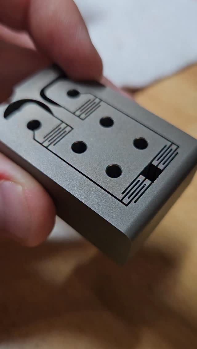 Titanium Flexure stage.
Fun to visualise the movement of flexures.