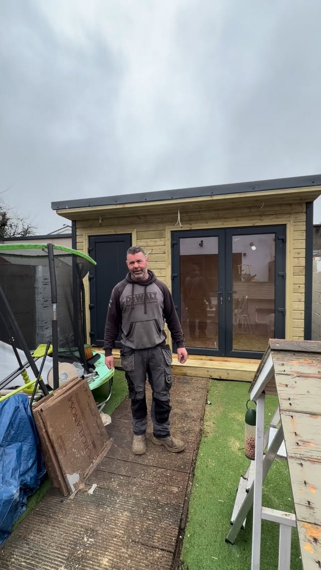 Here we have Combi Unit with three separate spaces - office space, shed and room for a small toilet, all in 130sq feet! Please send a direct message for further information #morantimbercabins