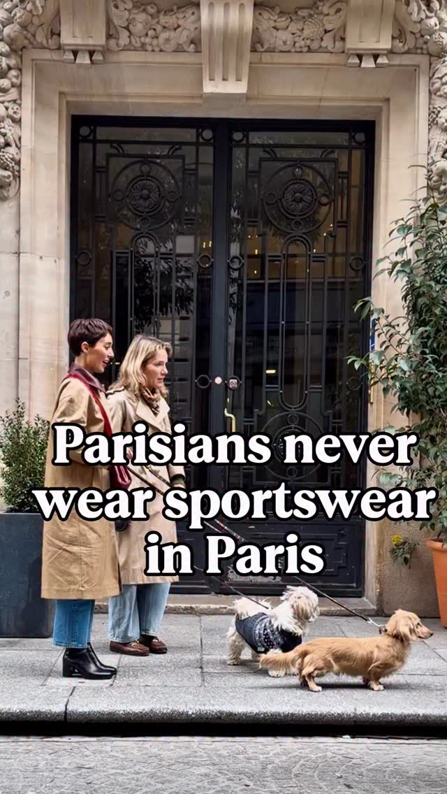 Even to go to the coffee, French people make an effort, especially in Paris!!!
We never wear our gym outfit except if we go running!
Remember, we are Parisians!
@sweetpants1982
#parisianlife #parisienne #parisianstyle #humour #parisstreetstyle