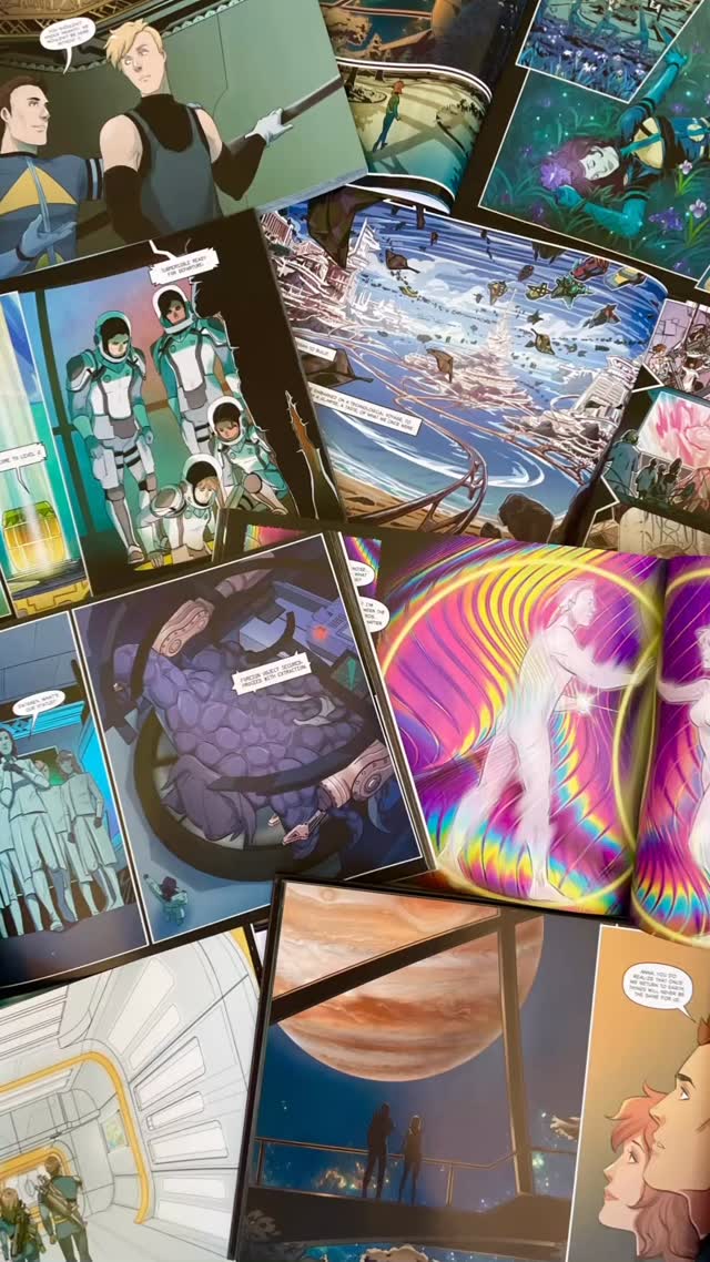 Rainy days were invented for graphic novels and second cups of coffee ☕️📚😊
#ananke #fyp #indiecomics #manga #author