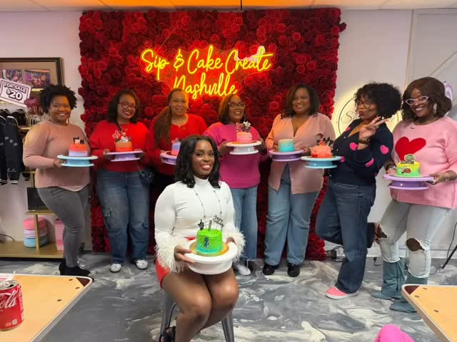 Are you ready to create memories with your favorites???? We can help? Come see us, we canโt wait to meet you!
Book www.sipandcakecreatenashville.com