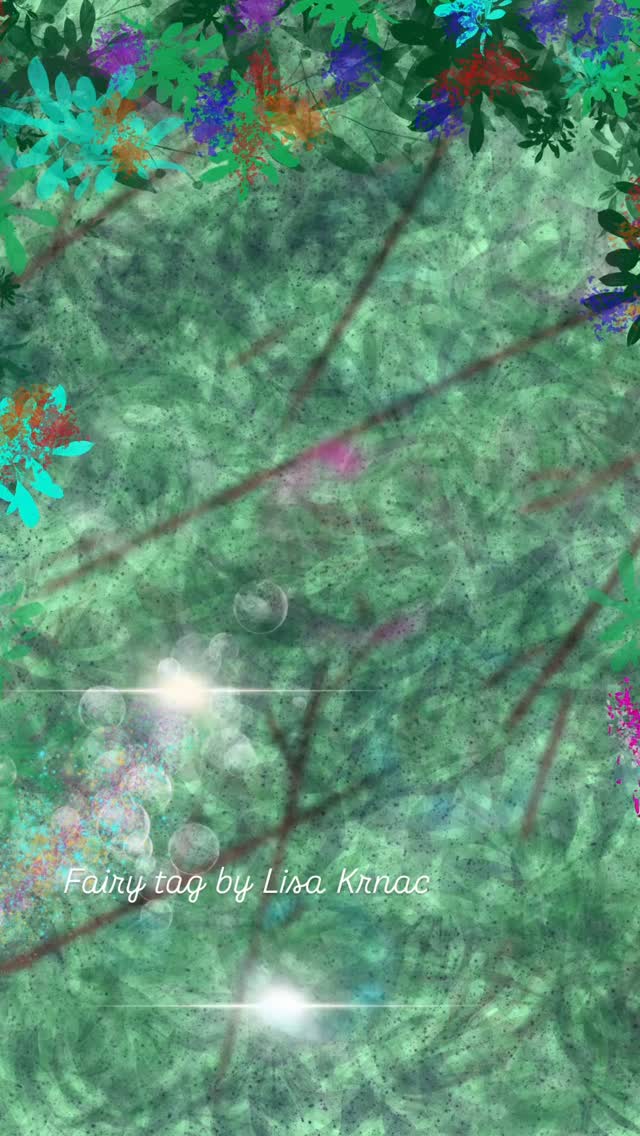 Fairy tag. A bit of fun with the animation on procreate. #Procreate #animation #lisakcreations