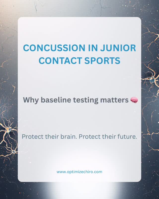 Concussion recovery isn’t just about symptoms.
An athlete may feel fine before their brain has fully recovered.
Baseline testing gives objective data on:
• Reaction time
• Eye movements
• Vestibular and Balance Performance
• Visual Processing
If a concussion occurs, we compare to THEIR baseline — helping guide safer return-to-play decisions.
Junior sport. Developing brains. Objective care.
📍 720 Nicholson Street, Fitzroy North
📞 (03) 9486 4111
📧 reception@nhaw.com.au
#concussion #youthsport #sportschiropractic #neurorehab #baselinetesting