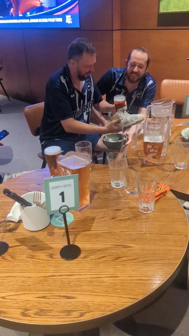 When you skipper a team to a Premiership, you do a shoey.
Great job @pritchardgeoff