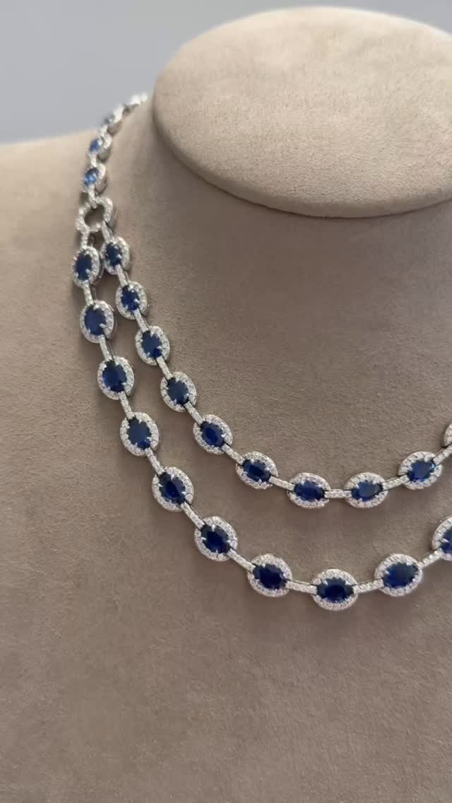 A true statement of elegance š
This spectacular 18K white gold sapphire and diamond necklace drapes beautifully along the chest, creating a bold yet refined silhouette. Rich royal blue sapphires are perfectly accented by brilliant diamonds, forming a design that feels powerful, graceful, and undeniably luxurious.
Itās the kind of piece that transforms your entire look the moment you put it on.
Would you style this with a classic black gown or a modern minimalist dress? Tell me your choice below āØ
#SapphireNecklace #WhiteGoldJewelry #LuxuryJewelry #DiamondDetails #HighJewelry