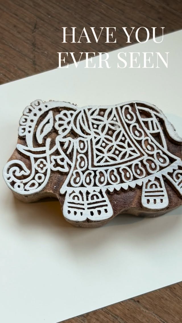 On my recent trip to India I found this lovely elephant block. So naturally, it has found its way back home.
I spent yesterday experimenting with it, and found that combining blockprinting and letterpressing was the most effective way to print.
I’ve printed in neon pink and orange, navy and turquoise (this last colour I created by mixing neon green and pale blue).
Thinking of doing lime green and gold next - what colours would you like to see? Comment below.