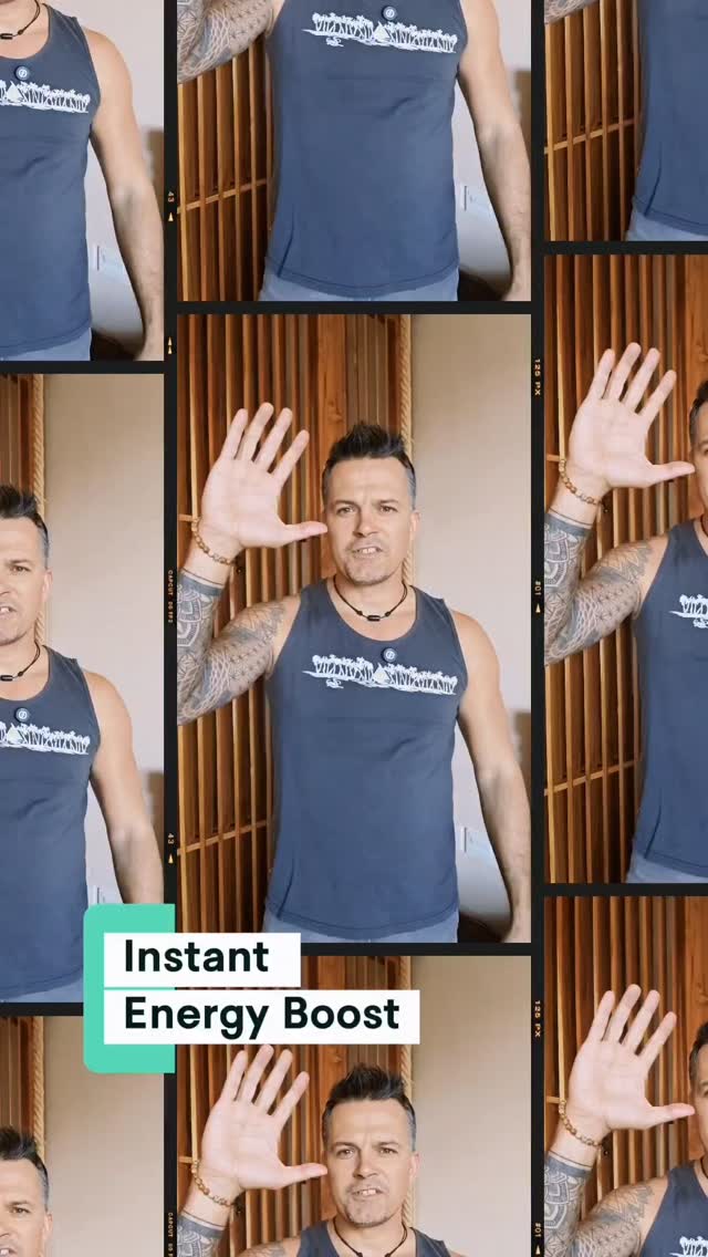 Instant energy ⚡ boost with your breath in a minute instead of another cup of cofee!
Don't postpone it and do it with me right now.