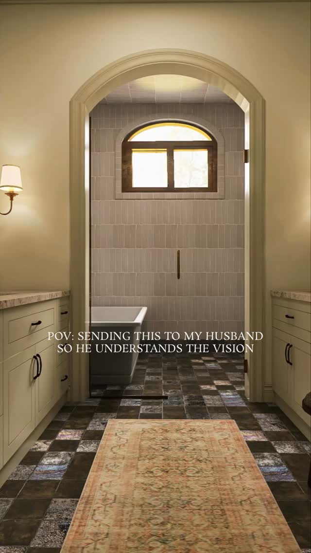 If you’ve been saving photos like this but aren’t sure how to actually bring the look into your own home, that’s exactly what my Virtual Room Refresh packages are designed for! Turning inspiration into a clear, shoppable plan.
#interiordesign #homedecorideas #bathroomdesign #timelessinteriors #neutralhome
Keywords: interior design inspiration, bathroom design ideas, warm neutral interiors, timeless home design, cozy bathroom aesthetic, european inspired interiors, french country bathroom, english cottage style, layered home design, custom home feel, luxury bathroom inspiration, earthy interior design, designer curated home, neutral color palette, traditional modern mix, elevated everyday living, virtual interior design, affordable interior designer, room refresh package, home styling ideas