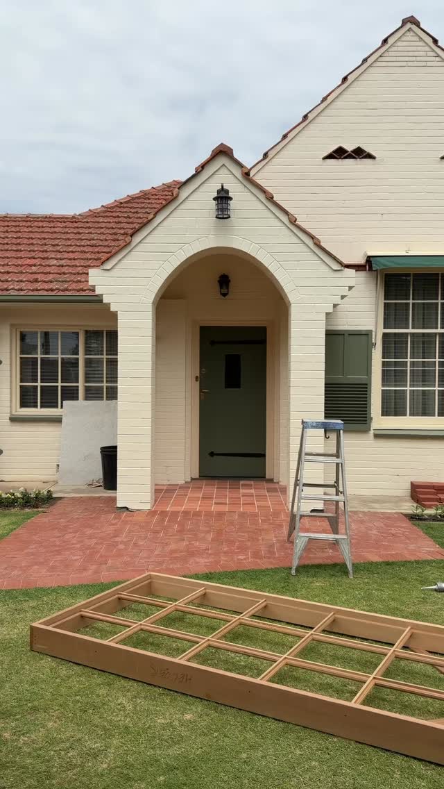 Front facade refresh for this 1940’s build in Glengowrie 🏡