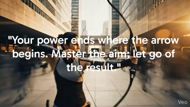 Focus on the effort, not the outcome.
In a world that demands results, the ancient wisdom of the archer reminds us that our only true power lies in the aim, the breath, and the release. Once the arrow leaves the bow, its path belongs to the wind. Peace is found not in hitting the target, but in the perfection of the practice.
#Stoicism #Mindfulness #Focus #AncientWisdom #TheArcher InnerPeace ModernLife IntentionalLiving Presence