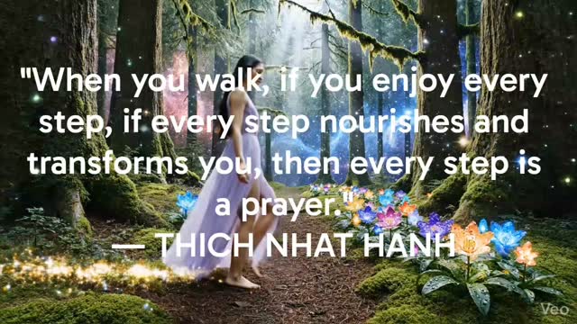 There is a universe of growth in a single, intentional step. By walking with joy and awareness, we don't just move through the world—we transform it. Let your path be your prayer today.
#InnerPeace #CosmicJourney #Spirituality #IntentionalLiving
