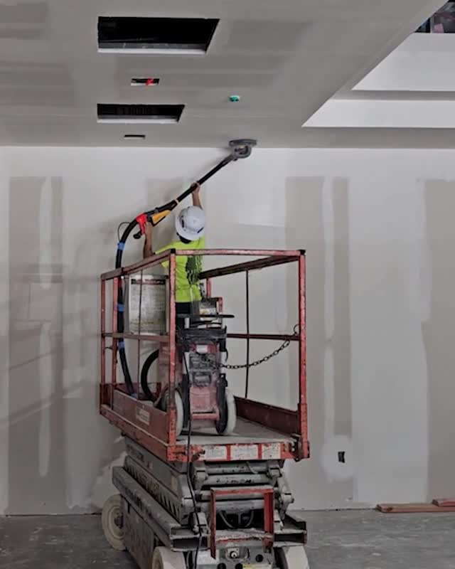 Our expert installers and finishers use electric drywall sanders with integrated vacuum dust-capture systems, which remove dust at the source instead of letting it spread through the jobsite. The result is cleaner air, safer working conditions, and a higher-quality finish from start to final coat.
No excuses, just results.
#sheetrock #sheetrockcontractor #drywall #drywallcontractor #commercialconstruction #generalcontractor #drywallfinisher