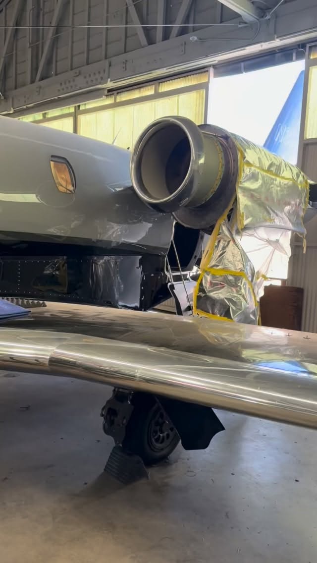 Javier’s citation excel taking new starlink upgrade new interior and wood work. Few much needed exterior paint repairs and re dos. We wanted to upgrade the cabin chairs to more modern design. We think we nailed it. 😎