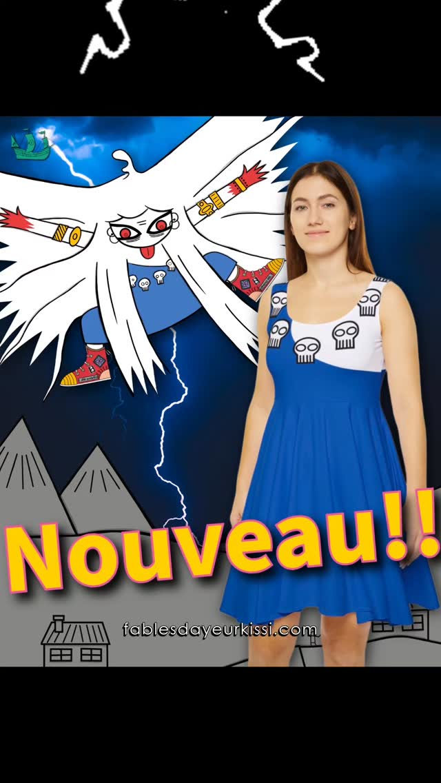 NOUVEAU !!
Elle est enfin disponible.
La Robe de P’tite Sophie quitte les pages de l’histoire pour entrer dans le réel. Inspirée de l’univers de Fables d’Ayeurkissi, cette création transforme l’art en vêtement et la poésie en mouvement.
Une pièce originale, confortable et expressive, parfaite pour celles et ceux qui aiment porter des créations qui racontent quelque chose.
Si tu veux soutenir le projet et porter un fragment de cet univers, la robe est maintenant disponible sur le site officiel.
www.fablesdayeurkissi.com
Procure-toi la tienne dès maintenant.
—
Fables d’Ayeurkissi est un univers où se rencontrent art, poésie et réflexion. À travers nos publications, découvre des créations originales, des aperçus exclusifs de nos œuvres à venir et les coulisses du projet.
Abonne-toi pour suivre l’évolution de l’univers et ne rien manquer des prochaines sorties.
#FablesdAyeurkissi #modeartistique #creationquebecoise #illustration #BDFrancophone universfantastique designindependan