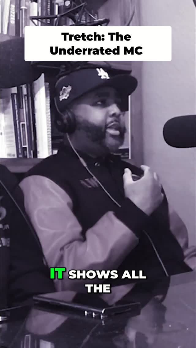 Tretch: the most slept-on MC. Imagine a rap battle royal with legends, then BAM! Tretch arrives. Respected by greats, never in beef. A true force to fear. #Tretch #SleptOnMC #HipHopHeads #RealHipHop #MCBattle #UndergroundHipHop #RapCulture #Lyricism