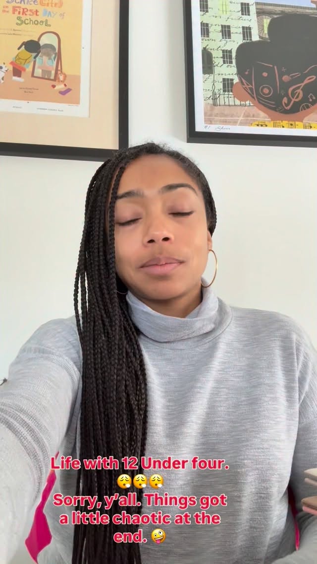 Watch til the end! 😉 A delayed HAPPY BOOK BIRTHDAY to Love that Baby Hair! Poor kiddo. It’s hard when you’re the youngest of 12. But being the mother of 12 books under FOUR… Phew chile! I thought those human children kept me on my toes. All these book toddlers and infants running around my house have me exhausted! I messed up some of their ages but that happens when you have 12. 😮💨🤪🤣 Thjs was fun.