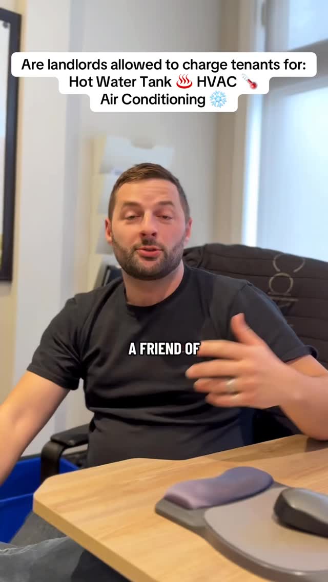 Are landlords allowed to charge tenants for hot water tanks, HVAC, or air conditioning? 🤔🏠
#LandlordTips #OntarioLandlords #PropertyManagement #RealEstateInvesting #RentalProperty #LandlordLife #OntarioRealEstate #RentalRules #PropertyManagementTips #RealEstateEducation#