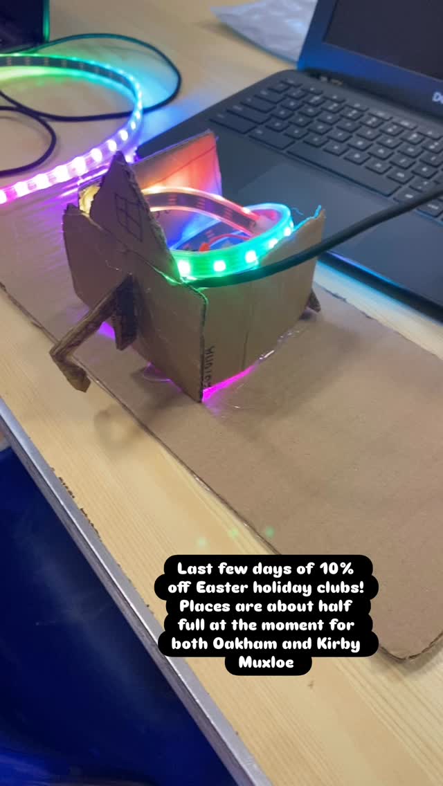 If you are planning on joining us for Easter clubs we are around half full in both locations - so still time to book in and take advantage of the last few days of 10% off! #younginnovatorsclub #codingforkids #stemeducation