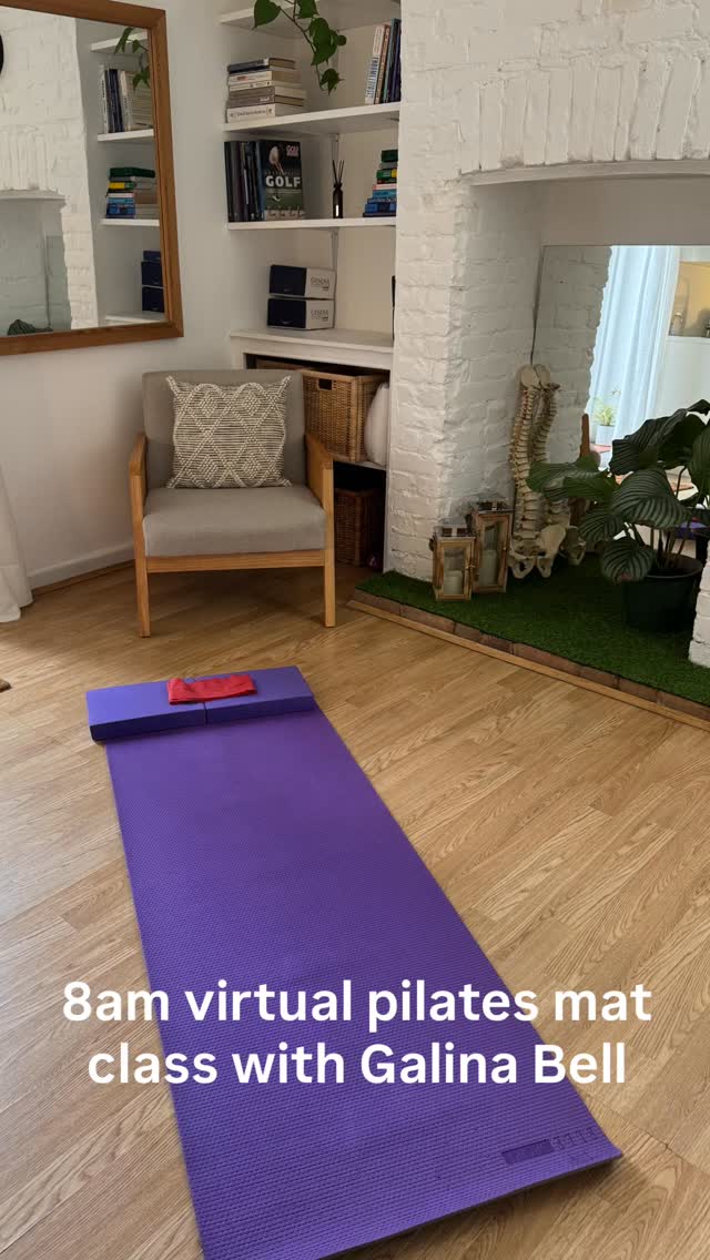 Join our Virtual Pilates Mat Class every Thursday at 8am with Galina Bell, Registered Osteopath and Pilates Teacher.
A clinically informed, full-body session designed to improve core strength, posture, mobility, and movement control — all from the comfort of your home.
Move better. Feel stronger. Start your Thursday right.#pilates #matpilates #pilatespluslondon