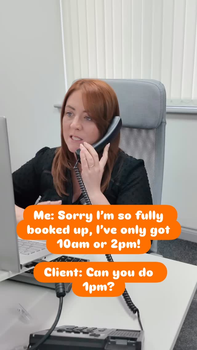We’re JOKING of course!
We do get booked up especially when we get a shoutout from one of our lovely supporters and the diary books up.
We will always try to open up slots when we can to support fitting you in, you can choose your slot via the link in our bio to book in your free 10 minute initial call.
#getitdone #lifeinsurance #officehumour
