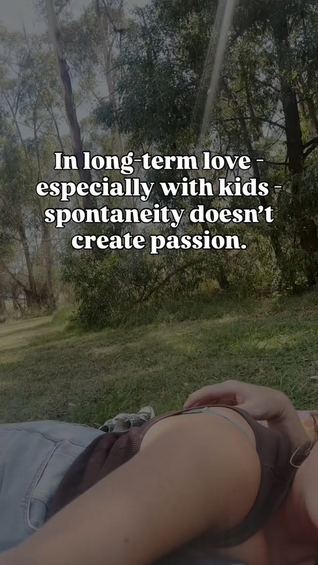 In long-term love - especially with kids -�spontaneity doesn’t create passion.�Safety does.
Planned date nights aren’t boring.�They’re brilliant.
They give your body time to shift gears -�from mother to lover, from doing to feeling.
They let your nervous system anticipate connection, so you can actually be present when it happens.
That anticipation is foreplay.
�It’s your body exhaling, your brain remembering that pleasure belongs to you too.
Because when you live in constant hyper-vigilance,you can’t just switch to desire.�You need a bridge.
Scheduling intimacy isn’t anti-romance.�It’s the scaffolding that makes romance possible.
💌 If you’re ready to feel that spark again - grounded, safe, and real - book a free 15-minute chat and let’s see what you need and what suits you best.
Link in bio.
#relationshipcoach #intimacycoach #feminineenergy #longtermrelationship #marriagecounseling