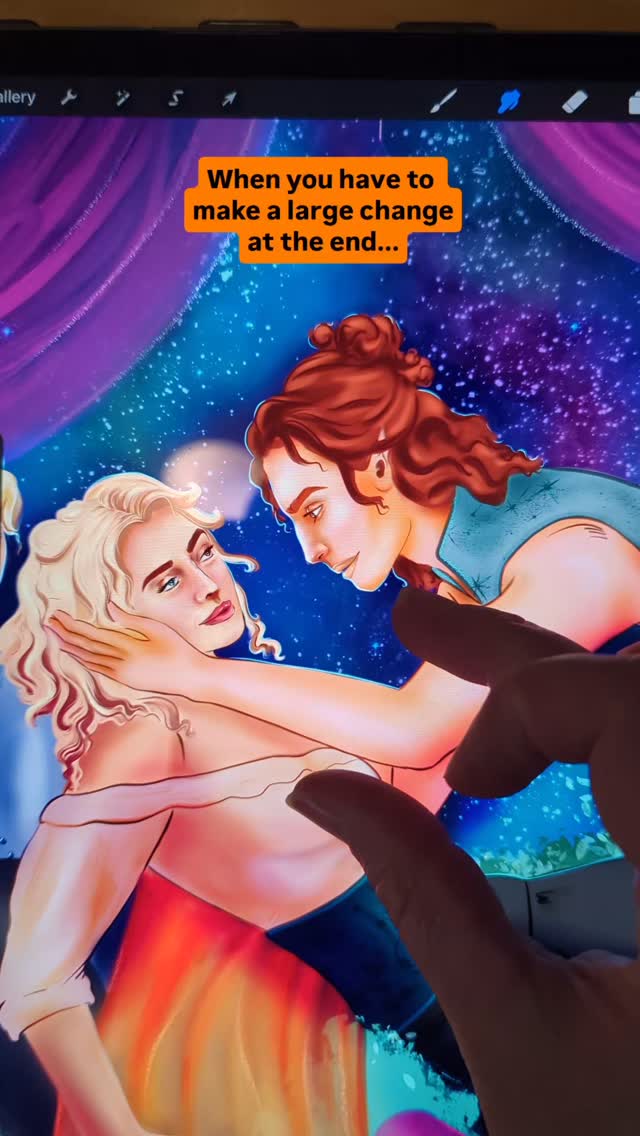 If anyone wants me to prove I'm not using AI, it's pretty simple really... Could a computer do THIS (take approximately five hundred backwards steps to achieve one thing, while being fundamentally unable to commit to a facial expression until twenty hours in)??? I think not.
#fantasyromance #romantasy #whychooseromancebooks #slowburn #characterart