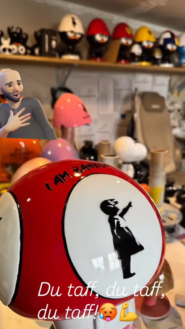 Merci pour vos commandes, les livraisons arrivent bientôt 🤩👍#sculpture #calimero #ceramique #art #luxe