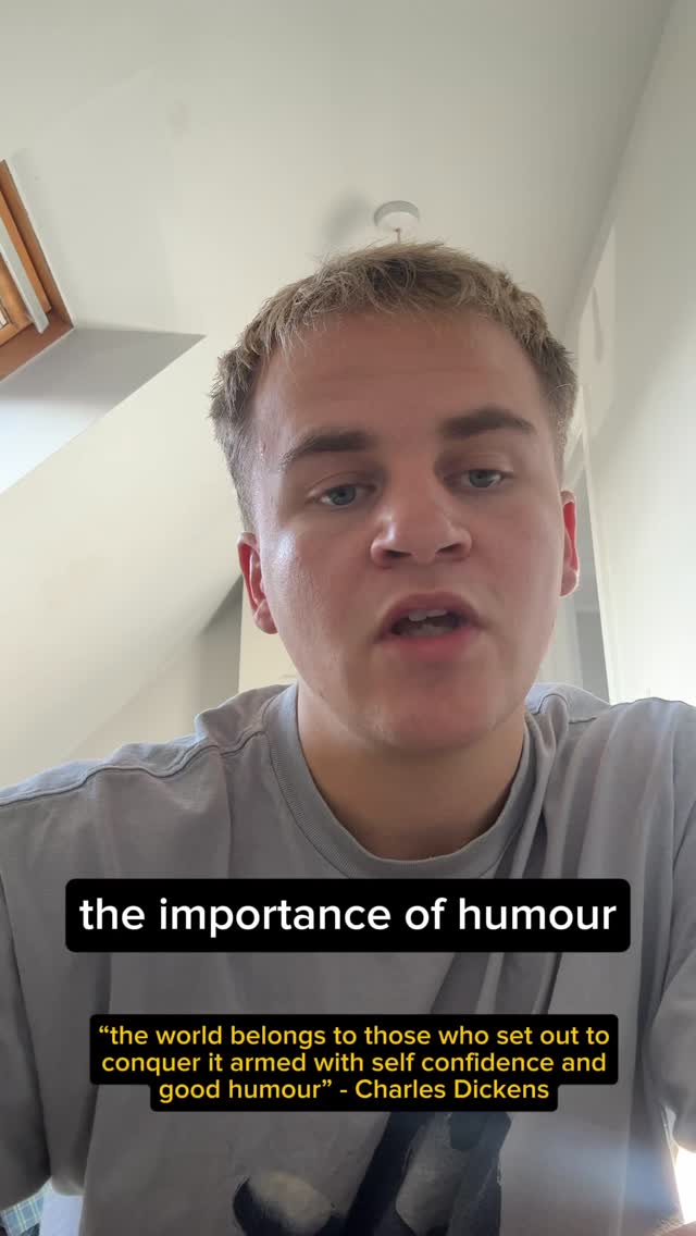 Having fun and maintaining a sense of a humour is one of the best ways to get through tough times