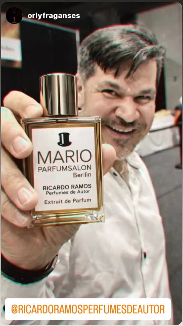 Genial el vídeo, muchas gracias Orlando @orlyfraganses!
#ricardoramosperfumesdeautor #Mario #parfumsalonberlin #artisticperfumery