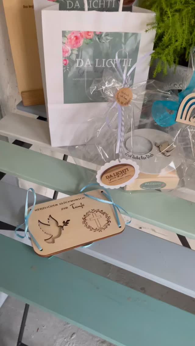 #geschenkideen #dalichti #handmadewithlove #taufe #kommunion