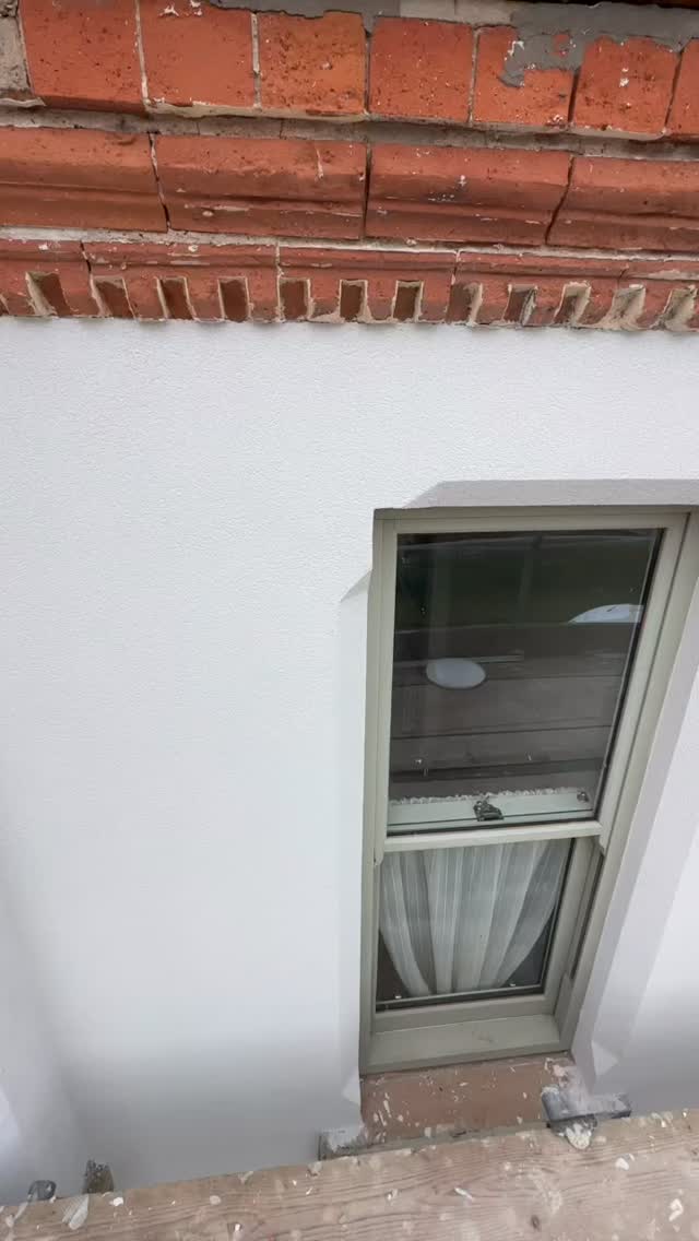 Credit where it’s due 👏
A huge shoutout to a key member of the team who took on the challenge of prepping these extremely tricky window details. It wasn’t without a few moans along the way 😅 — but the results speak for themselves.
Now completed with a clean silicone texture finish, and we couldn’t be happier with how it’s turned out.
We can’t wait to show you the final results on this property… watch this space 👀✨