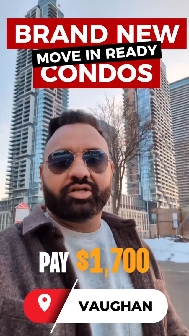 Paying $1,700/month in rent? 🤔
You might be able to OWN for similar.
🏢 Brand-New Move-In Ready Condos in Vaughan
✔️ Parking + locker included
✔️ Upgrade to 2-bed and get 2 parking + 2 lockers
💰 First-Time Buyers can receive $30K–$40K in rebates
Stop paying your landlord’s mortgage.
Start building your own equity.
If you’re serious about owning in Vaughan, let’s run the numbers.
📞 Call or text 416-857-7186
💬 Comment “VAUGHAN” for details.
#arshpanesar #tdotpreconca #VaughanRealEstate #FirstTimeHomeBuyer #CondoLiving