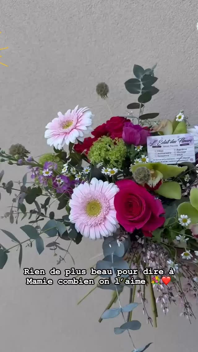 #leclatdesfleurs #fetedesgrandsmeres #fleuriste