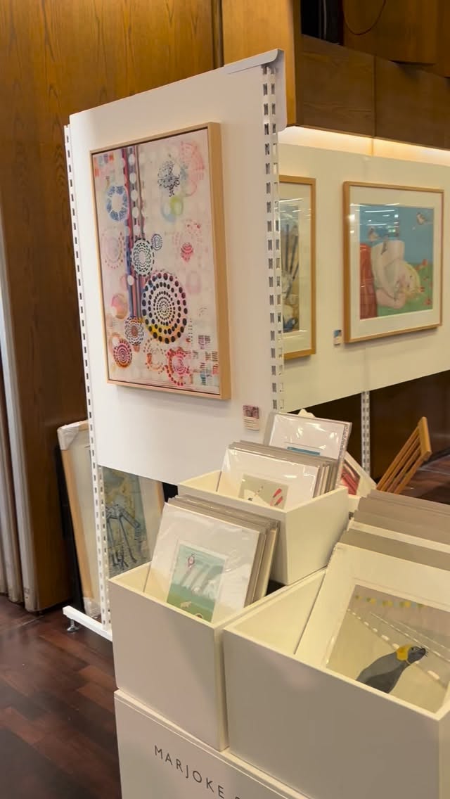 De grafiekbeurs is geopend! #grafiek #kunstbeurs #hoogdruk #borken